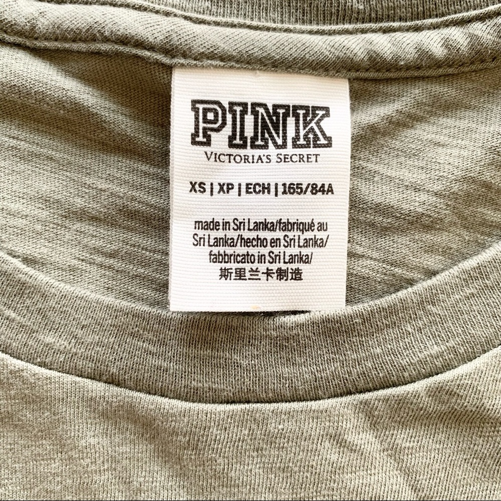 🌸New🌸 Pink Victoria’s Secret Long Sleeve Tee XS - Picture 4 of 12